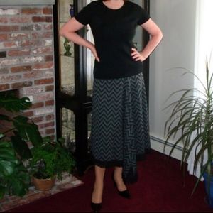 Jennie for Nina Leonard skirt